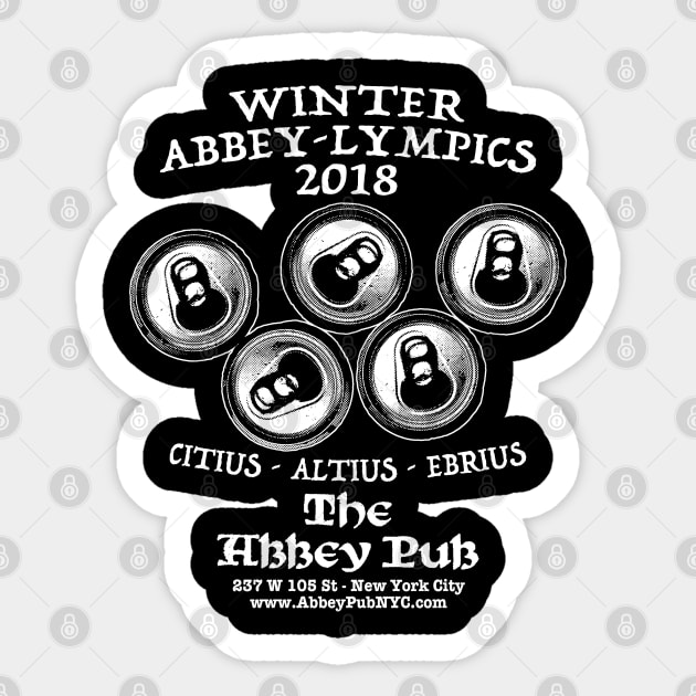 Winter Abbey-lympics 2018 Sticker by UselessRob